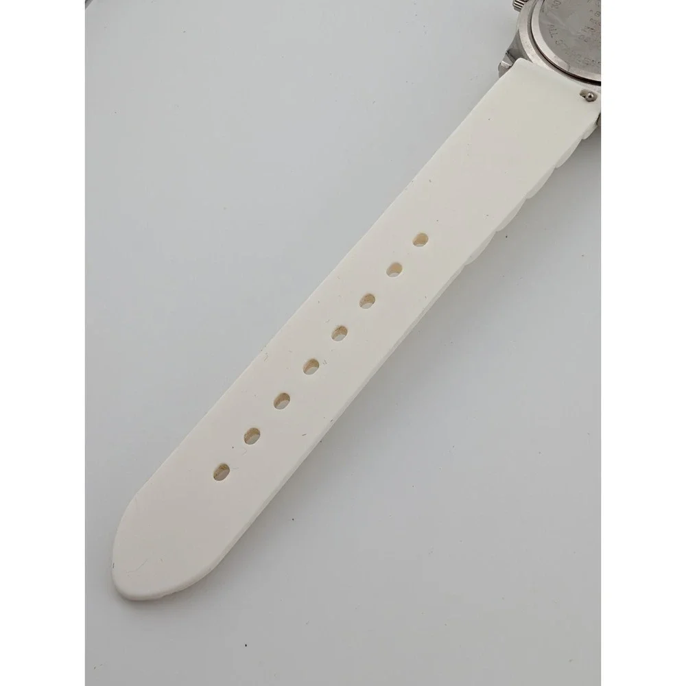 Relic Multifunction Watch Women 34mm‎ Case Silicone Band ZR15582- New Battery